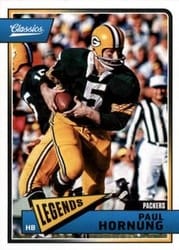 2018 Panini Classics Base Set Paul Hornung #133 card