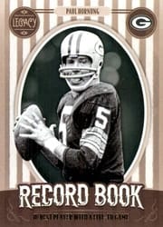2019 Panini Legacy Record Book Paul Hornung #RB-PH card