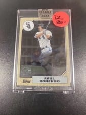 2022 Topps Clearly Authentic 1987 Topps Baseball Autographs Paul Konerko #87TBA-PK card