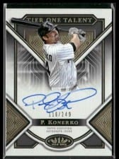 2023 Topps Tier One Talent Autographs Paul Konerko #T1TA-PK card