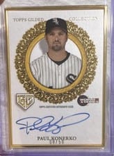 2025 Topps Gilded Collection Gilded Champions Autographs Paul Konerko #GCH-PK card