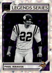 2019 Donruss The Legends Series Paul Krause #LS-16 card