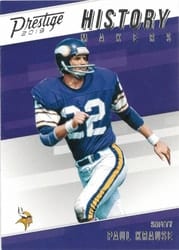 2019 Panini Prestige History Makers Paul Krause #HM-PK card