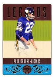 2023 Panini Legacy Base Set Paul Krause #137 card