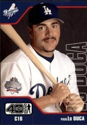 2002 Upper Deck 40-Man Base Set Paul Lo Duca #677 card