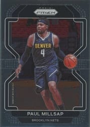 2021-22 Panini Prizm Base Set Paul Millsap #46 card