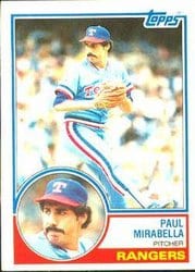 1983 Topps Base Set Paul Mirabella #12 card