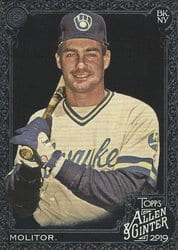 2019 Topps Allen & Ginter X Base Set Paul Molitor #51 card