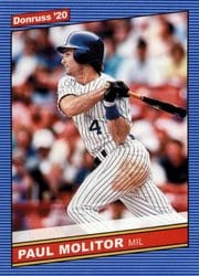 2020 Donruss Base Set Paul Molitor #235 card