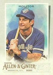 2020 Topps Allen & Ginter Base Set Paul Molitor #89 card