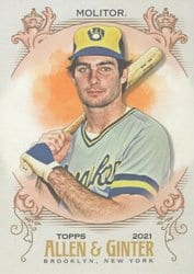 2021 Topps Allen & Ginter Base Set Paul Molitor #320 card