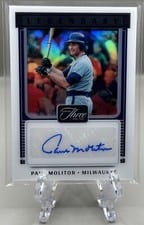2022 Panini Three and Two Legendary Signatures Paul Molitor #LS-PM card
