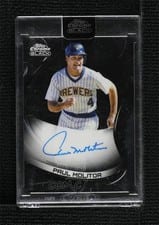 2022 Topps Chrome Black Autographs Paul Molitor #CBA-PM card