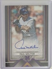 2023 Topps Museum Collection Archival Autographs Paul Molitor #AA-PM card