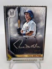 2023 Topps Museum Collection Framed Autographs Silver Paul Molitor #MFA-PMO card
