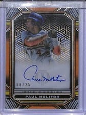 2023 Topps Tribute Iconic Perspectives Autographs Paul Molitor #IPA-PMO card