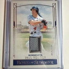 2024 Panini Boys of Summer Pastime Materials Paul Molitor #PM-PM card