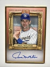2024 Topps Gilded Collection Gold Frame Hall of Famers Autographs Paul Molitor #HAFA-PM card