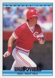 1992 Donruss Base Set Paul O'Neill #63 card