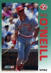 1992 Fleer Base Set Paul O'Neill #415 card