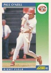 1992 Score Base Set Paul O'Neill #57 card
