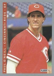 1993 Fleer Base Set Paul O'Neill #39 card