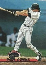 1993 Stadium Club Base Set Paul O'Neill #717 card