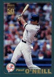 2001 Topps Base Set Paul O'Neill #30 card