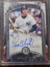 2022 Topps Museum Collection Archival Autographs Paul O'Neill #AA-PO card