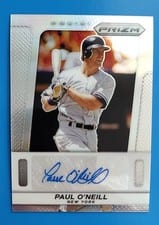 2024 Panini Prizm Throwback Signatures Paul O'Neill #4 card