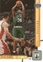 2001-02 Upper Deck Base Set Paul Pierce #7 card