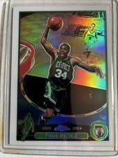 2003 Topps Chrome Paul Pierce Refractor #14 card