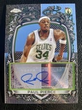 2025-26 Topps Chrome Signature Style Paul Pierce #SS-PP card
