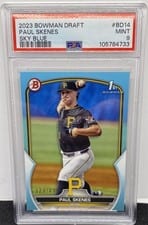 2023 Bowman Draft Paul Skenes Sky Blue #BD-14 card