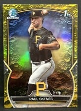 2023 Bowman Draft Chrome Paul Skenes Yellow #BDC-14 card