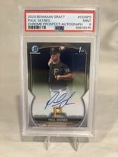2023 Bowman Draft Chrome Prospect Autographs Paul Skenes #CDA-PS card