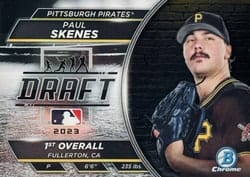 2023 Bowman Draft Draft Night Paul Skenes #BDN-7 card