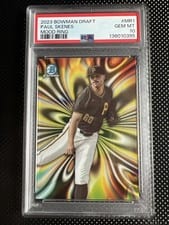 2023 Bowman Draft Mood Ring Paul Skenes #MR-1 card