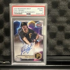 2023 Bowman's Best Best of 2023 Autographs Paul Skenes #B23-PS card