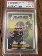 2024 Bowman Chrome Garbage Pail Kids Paul Skenes #BGP-14 card