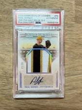 Paul Skenes 2024 Panini Boys of Summer Jumbo Prospect Material Signatures card