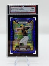 2024 Panini Prizm Paul Skenes Blue Pulsar #118 card