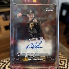 2024 Stadium Club Chrome Autographs Paul Skenes #SCCA-SKE card