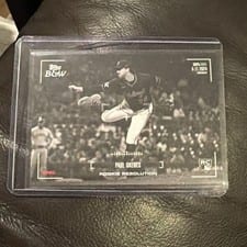 2024 Topps Black & White Rookie Resolution Paul Skenes #RR17 card