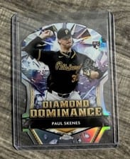 2024 Topps Chrome Update Diamond Dominance Paul Skenes #DD-1 card