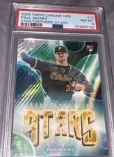 2024 Topps Chrome Update Stratospheric Stars Paul Skenes #SSC-14 card
