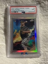2024 Topps Cosmic Chrome Stars in the Night Paul Skenes #STN-8 card