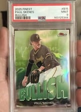 2025 Finest Bullish Paul Skenes #B-15 card