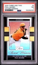 2025 Panini Three and Two Award Winning Paul Skenes #6 card
