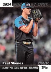 2025 Topps 2024 Greatest Hits Paul Skenes #GH-24 card